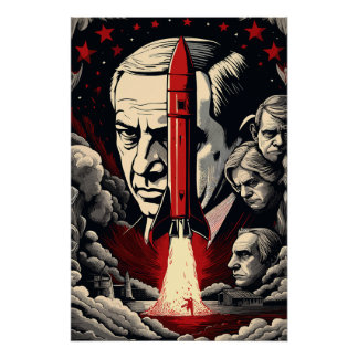 Póster Guerra de la Libertad (benjamin netanyahu)