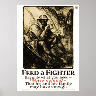 PÓSTER GUERRA DE TRENCH WW1 - 1918