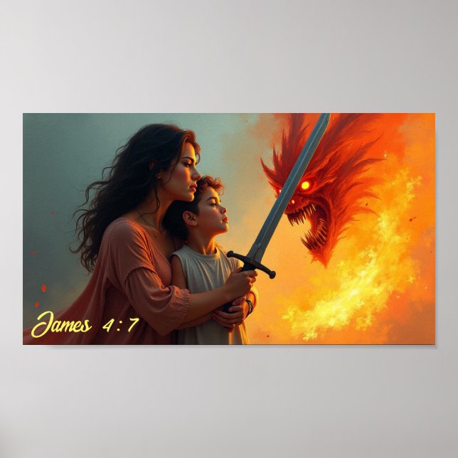 Póster Guerra espiritual (Frente)