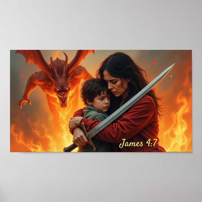 Póster Guerra espiritual (Frente)