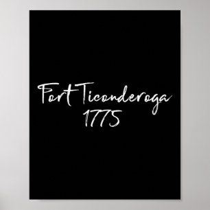 Póster Guerra revolucionaria de Fort Ticonderoga 1775 Hen
