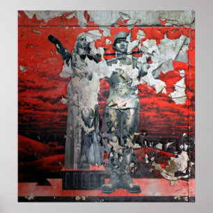 Póster Guerra soviética