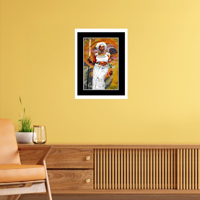 Póster Guerrera africana (Subido por el creador)