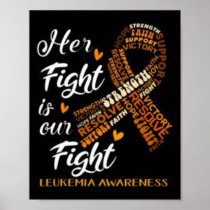 Póster Guerrera de la Concienciación sobre Leucemia Su Lu