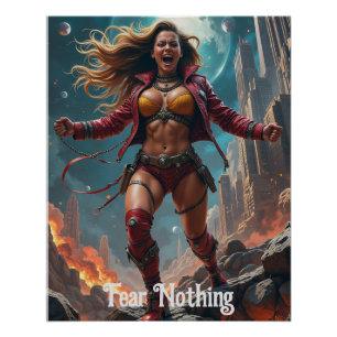 Poster guerrera intrépida