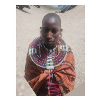 Guerrera masaai en Tanzania