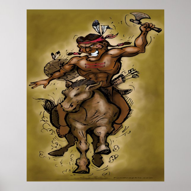 Póster Guerrero (Frente)