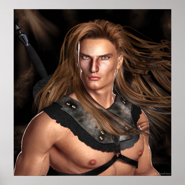 Póster Guerrero (Frente)