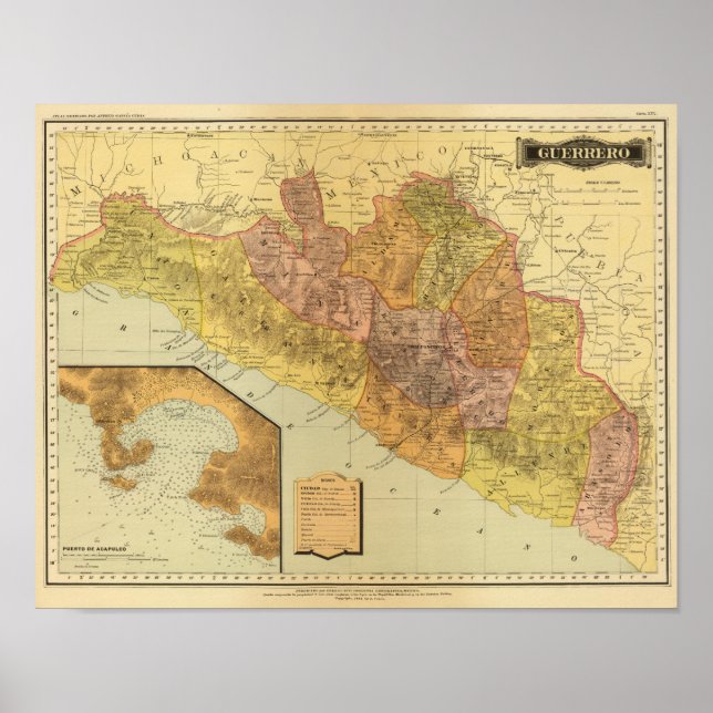 Póster Guerrero (Frente)