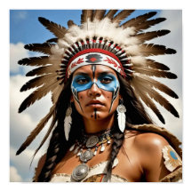 Guerrero Chica nativo americano