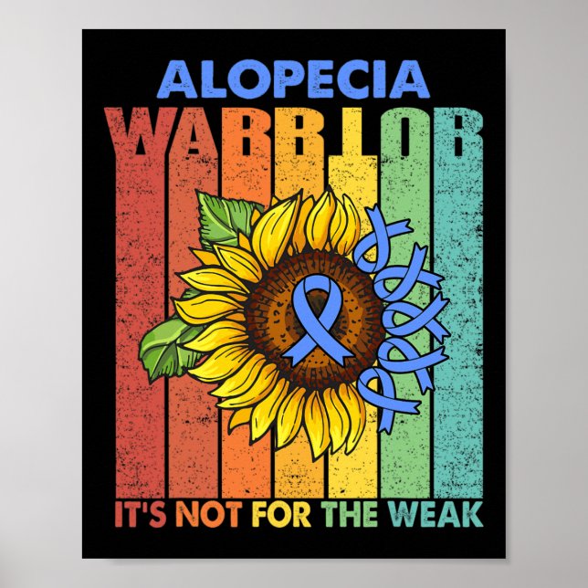 Póster Guerrero de Alopecia no es para débiles (Frente)