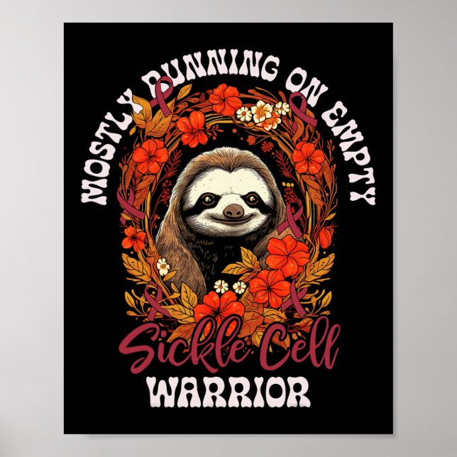 Póster Guerrero de células fallidas vacías lucha contra l (Frente)