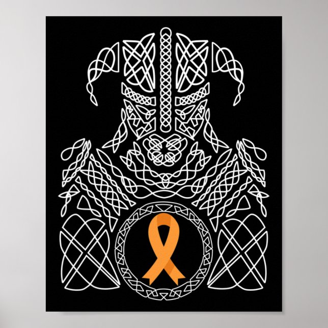 Póster Guerrero de concientización de crps - Guerrera de  (Frente)