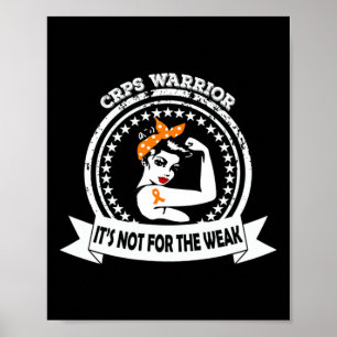 Póster Guerrero de CRPS, no para la débil cinta Naranja