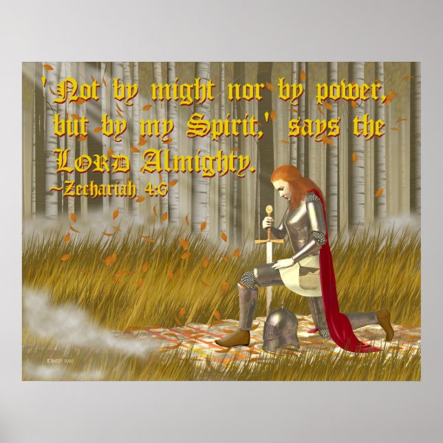 Póster Guerrero de Dios (Frente)