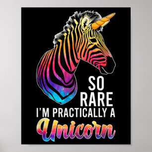 Póster Guerrero de enfermedades raras de unicornio galard