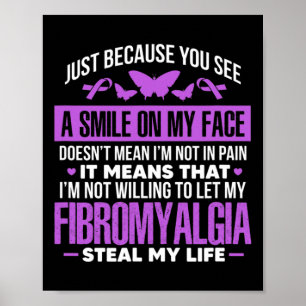 Póster Guerrero de Fibro Mariposa Púrpura Cinta