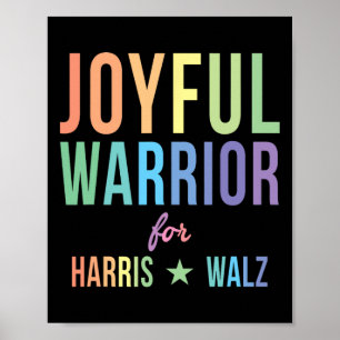 Póster Guerrero De Kamala Harris Tim Walz 2024 2