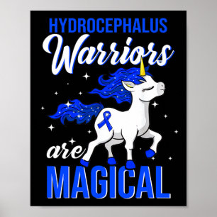 Póster Guerrero de la conciencia se divertido Unicorn