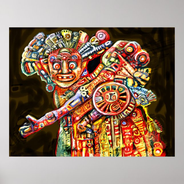 Póster **Guerrero de la luz** (Frente)