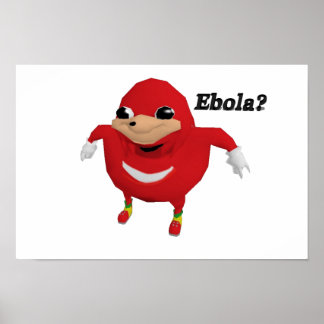 Póster Guerrero de los nuckles de Uganda
