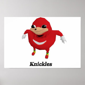 Póster Guerrero de los nuckles de Uganda