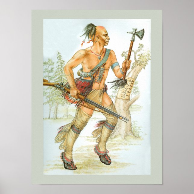 Póster Guerrero de Mohawk (Frente)