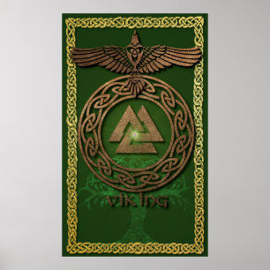 Póster Guerrero de Viking