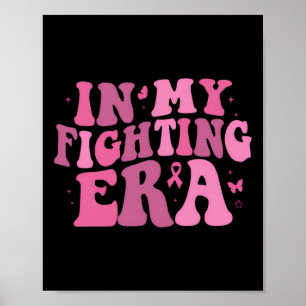 Póster Guerrero del cáncer de mama en mi era de lucha