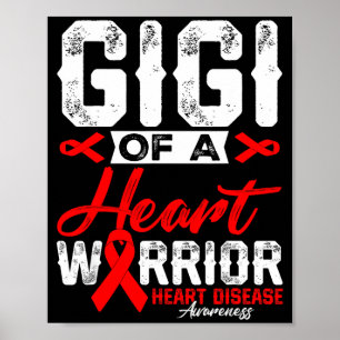 Póster Guerrero del corazón Gigi Enfermedad del corazón C