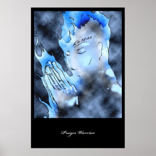 Póster Guerrero del rezo
