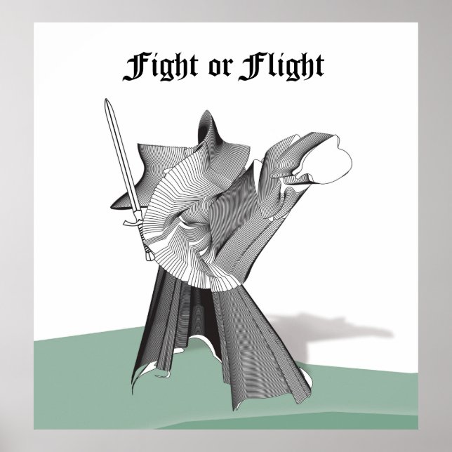 Póster Guerrero digital (Frente)