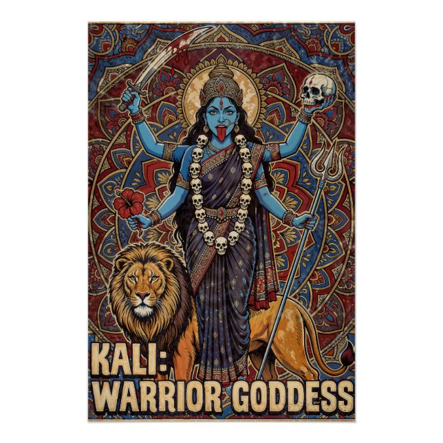 Póster Guerrero Kali (Anverso)