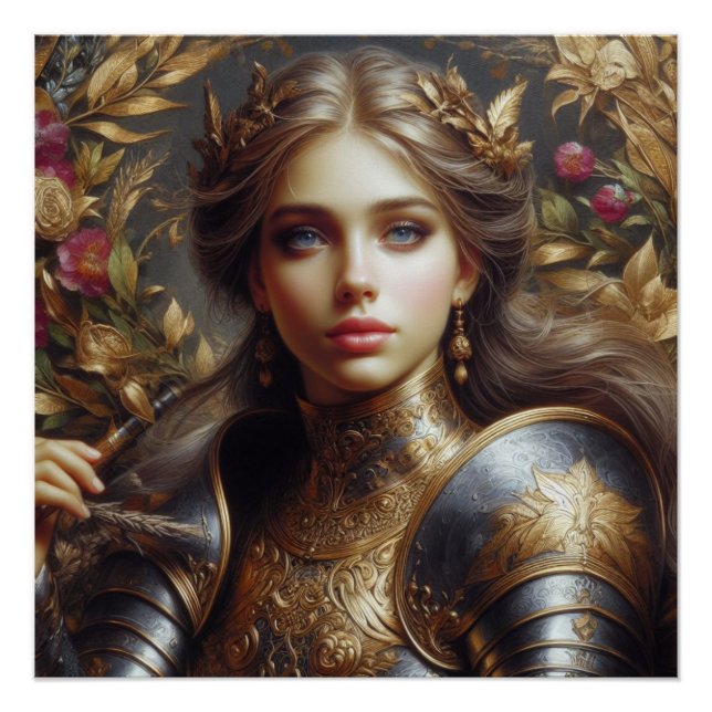 Póster Guerrero medieval (Anverso)