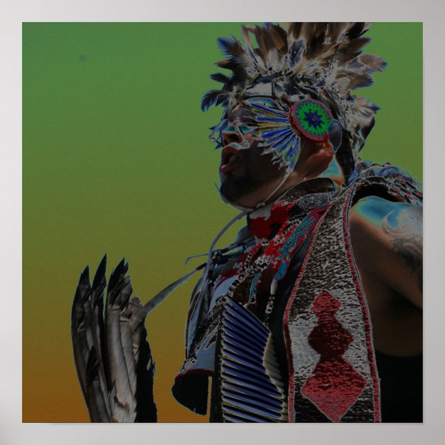 Póster Guerrero moderno (Frente)