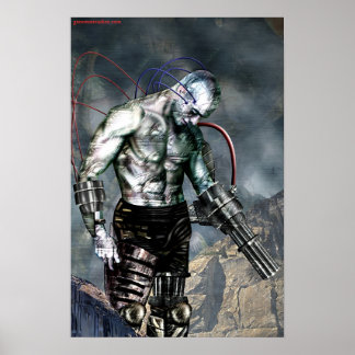 Póster guerrero reacio