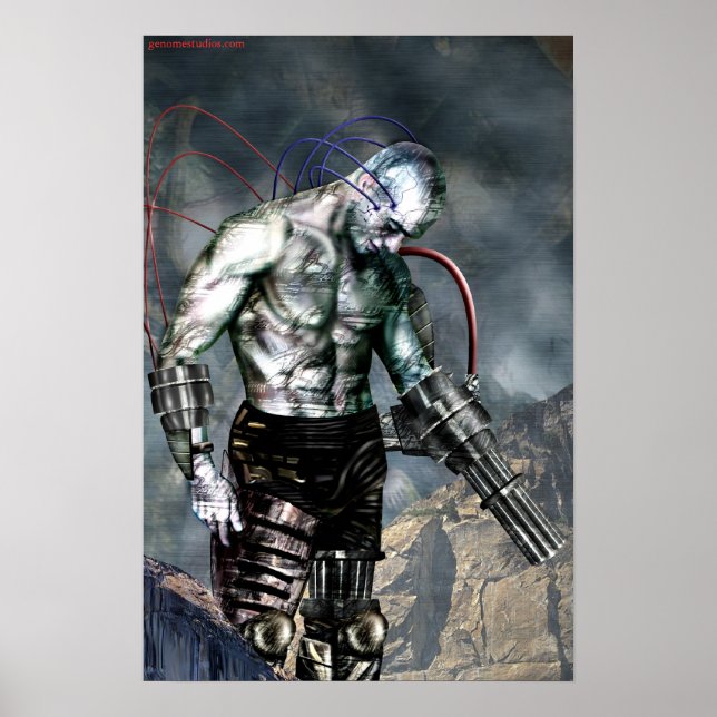 Póster guerrero reacio (Frente)