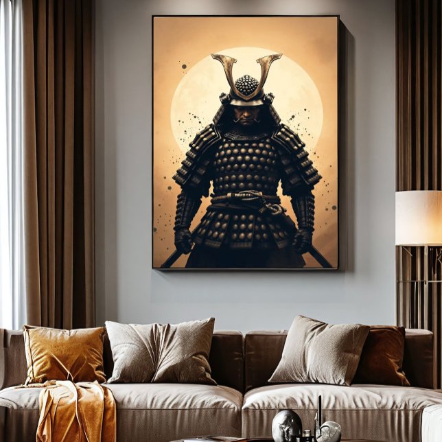Póster Guerrero samurái épico Armadura japonesa (Subido por el creador)