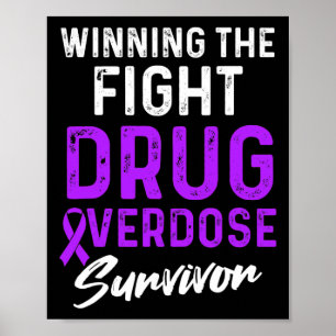 Póster Guerrero Sobreviviente de Sobredosis de Drogas 32