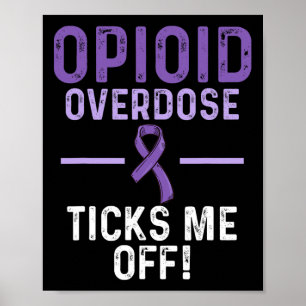 Póster Guerrero Sobreviviente de Sobredosis de Opioides 2