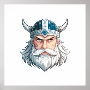 Póster guerrero vikingo