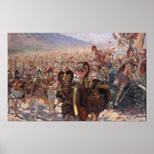 Póster Guerreros antiguos