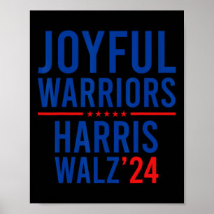 Póster Guerreros divertidos y alegres Kamala Harris Waltz