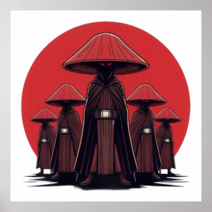 Póster Guerreros místicos de hongos