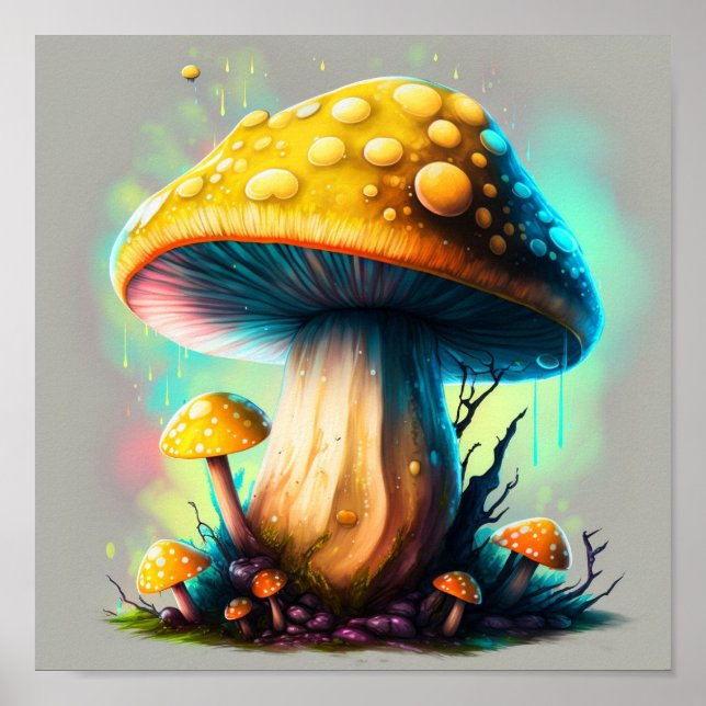 Póster Guessowii Amanita Muscaria Poster (Frente)