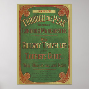 Póster Guía de Viajes de Vintage British Railway