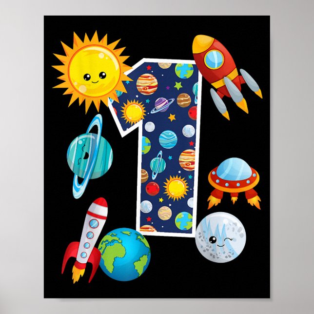 Póster Guía del Planeta del Espacio Ultraterrestre 1 año  (Frente)