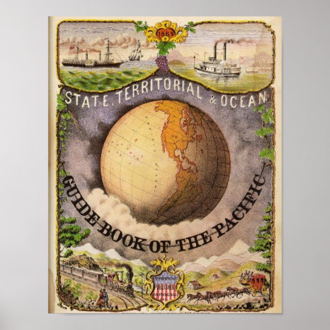 Póster Guía del Poster de la cubierta del Pacífico (Frente)