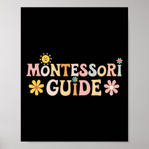 Póster Guía Montessori Regreso a la Escuela Primer Día de