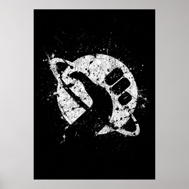 Póster Guía para los excursionistas de la galaxia (Frente)